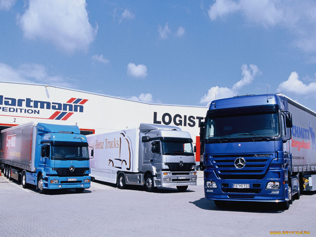 , mercedes, trucks